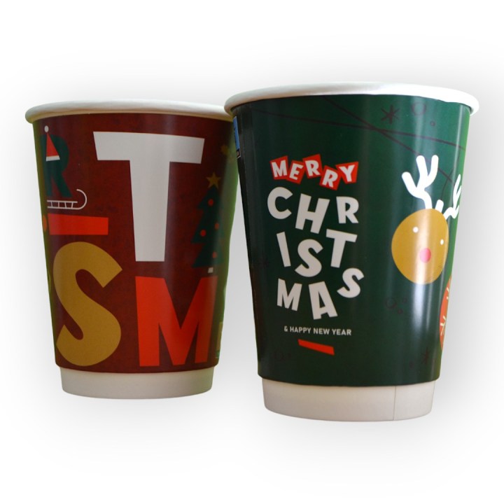 ΠΟΤΗΡΙ ΧΑΡΤΙΝΟ ΔΙΠΛΟΤΟΙΧΟ XMAS MIX